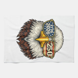 Linge De Cuisine 250e anniversaire États-Unis 1776-2026 Aigle améri