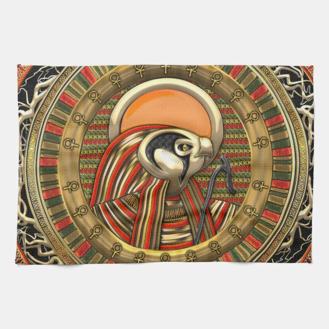 Linge De Cuisine [300] Égyptien Sun God Ra (Horizontal)