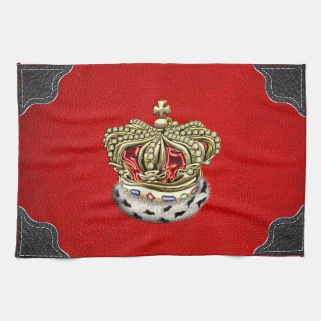 Linge De Cuisine [300] Prince [Roi] Couronne royale [Fourrure+Or][R (Horizontal)