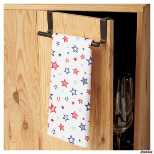 Linge De Cuisine 4e si juillet Etoiles patriotiques bleues et rouge