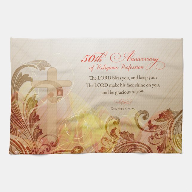 Linge De Cuisine 50e anniversaire de la profession religieuse, Nun (Horizontal)