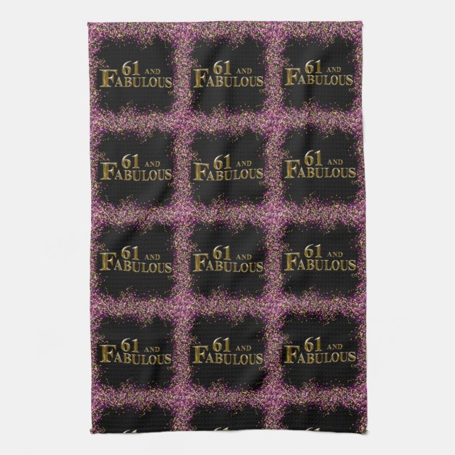 Linge De Cuisine 61e anniversaire  (Vertical)