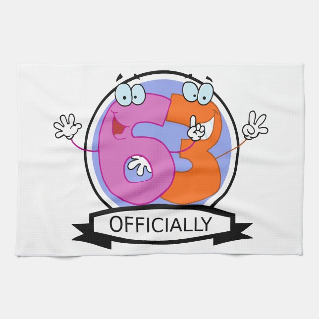 Linge De Cuisine 63 Anniversaire officiel (Horizontal)