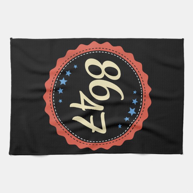 Linge De Cuisine 86 47 Anti Trump drôle (Horizontal)