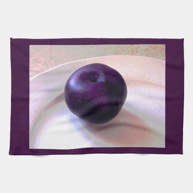 Linge De Cuisine A Plum (Horizontal)
