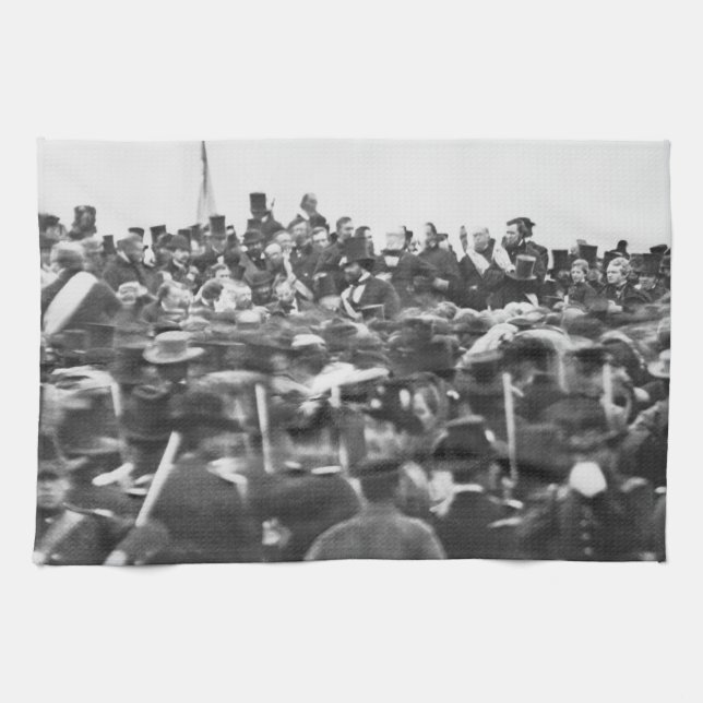 Linge De Cuisine Abe Lincoln Gettysburg Adresse : Fin de la guerre  (Horizontal)