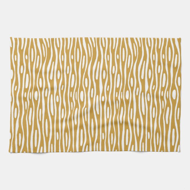 Linge De Cuisine Abstrait 280314 - Brown or sur blanc (Horizontal)
