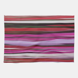 Linge De Cuisine Abstrait #2 : Flou rouge