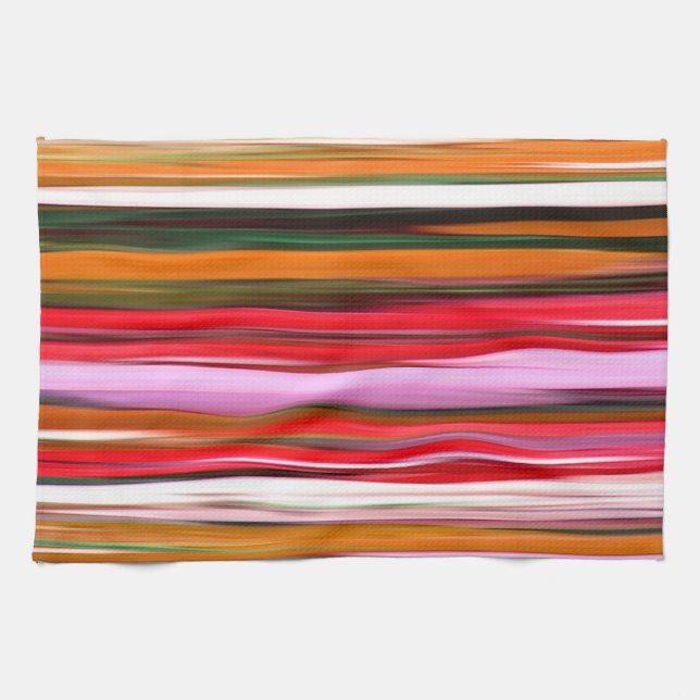 Linge De Cuisine Abstrait #2 : Orange blur (Horizontal)