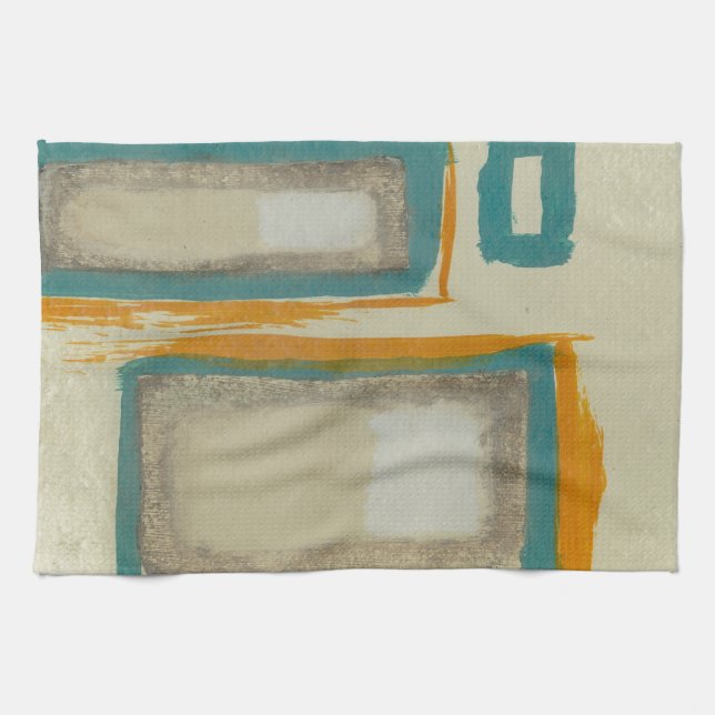 Linge De Cuisine Abstrait Inspiré de Rothko Doux et Audacieux (Horizontal)