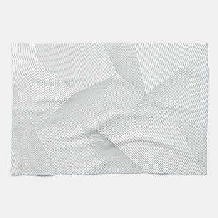 Linge De Cuisine Abstrait, moderne, simple, dynamique motif de lign