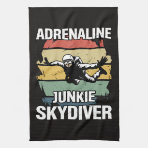 Linge De Cuisine Accro à l'adrénaline parachutiste