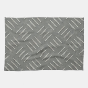 Linge De Cuisine Acier inoxydable de plat de diamant texturisé