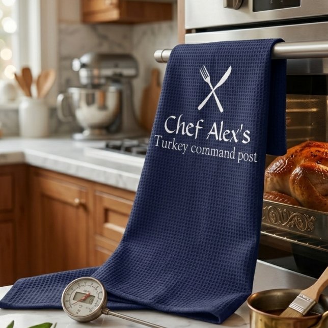 Linge De Cuisine Action de grâce « Poste de commandement de dinde » (Créateur téléchargé)