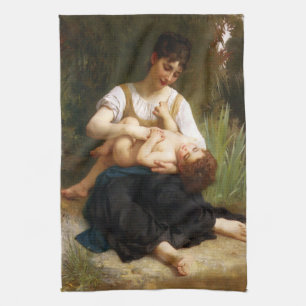 Linge De Cuisine Adolphus Child And Ado par William Bouguereau