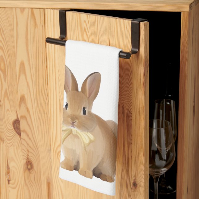 Linge De Cuisine Adorable Bunny Kitchen Towel (Pliage en tiers)