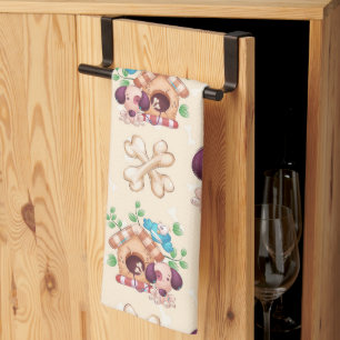 Linge De Cuisine Adorable Motif de chien