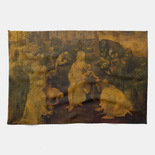 Linge De Cuisine Adoration des Magi par Leonardo da Vinci