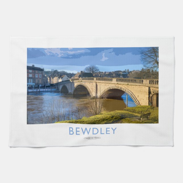 Linge De Cuisine Affiche de chemin de fer de Bewdley (Horizontal)