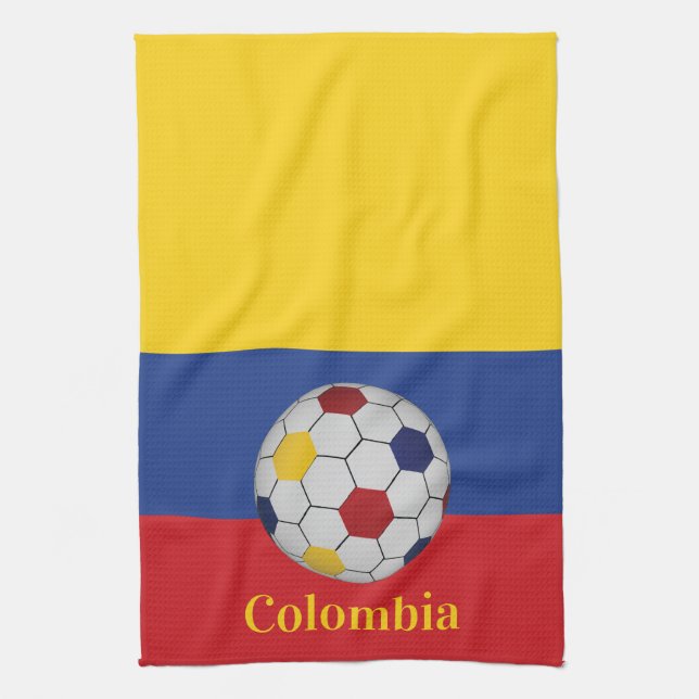 Linge De Cuisine Affiche de football colombien (Vertical)