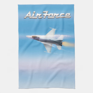 Linge De Cuisine Affiche de jet de l'armée de l'air