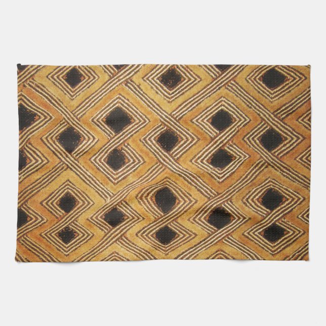 Linge De Cuisine Afrique Zaïre Congo Kuba Textile (Horizontal)