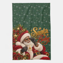 Afro-Américain Noël Santa Baby