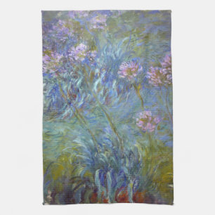 Linge De Cuisine Agapanthus de Claude Monet
