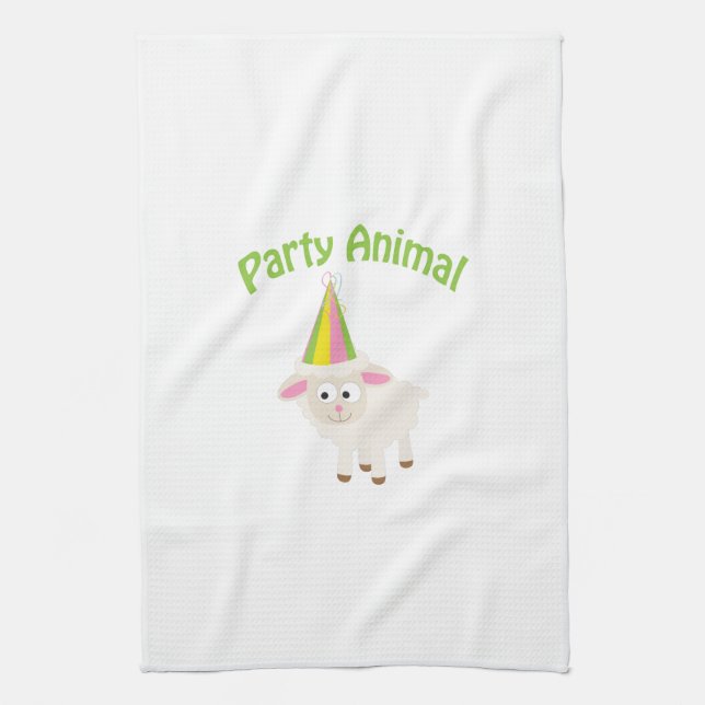 Linge De Cuisine Agneau animal du parti (Vertical)