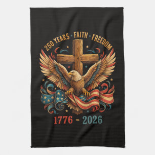 Linge De Cuisine Aigle patriotique de 250 ans de foi et de liberté