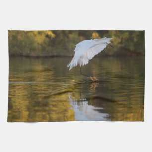 Linge De Cuisine Aiguille en vol au-dessus de Golden Pond