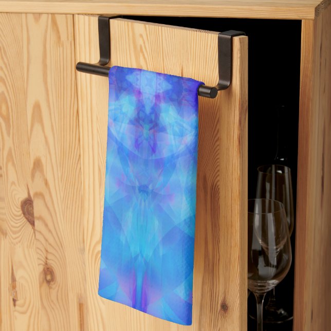 Linge De Cuisine Ailes bleues (Pliage en tiers)