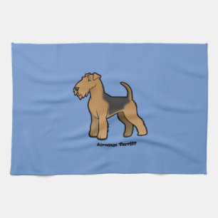 Linge De Cuisine airedale terrier