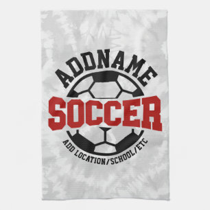 Linge De Cuisine AJOUT PERSONNALISÉ NOM Joueur de football Cravate-