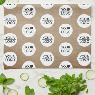 Linge De Cuisine Ajouter votre logo Motif Rustic Company Promotion