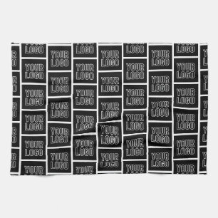 Linge De Cuisine Ajoutez votre logo d'entreprise, photo ou concepti