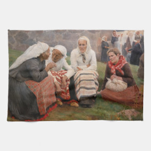 Linge De Cuisine Albert Edelfeel - Femmes à l'extérieur de l'église