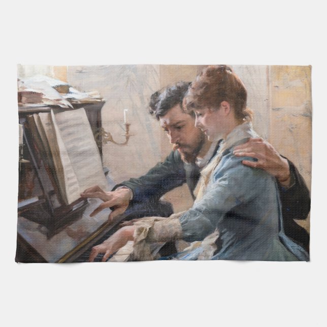 Linge De Cuisine Albert Edelfeel - Jouer au piano (Horizontal)