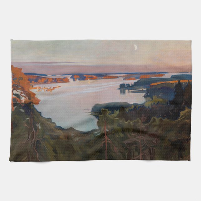 Linge De Cuisine Albert Edelfeel - Vue sur Haikko (Horizontal)