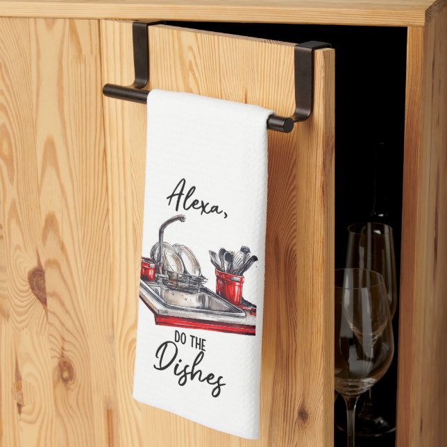 Linge De Cuisine Alexa, fais les plats (Pliage en tiers)