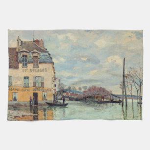 Linge De Cuisine Alfred Sisley - Inondation à Port-Marly 1872