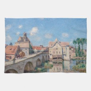 Linge De Cuisine Alfred Sisley - Le Pont de Moret
