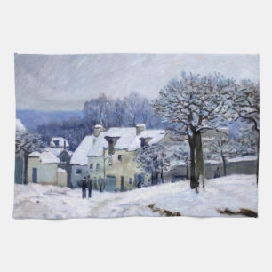 Linge De Cuisine Alfred Sisley - Place Chenil à Marly, Effet de nei