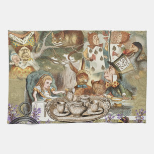 Linge De Cuisine Alice Adventures in Wonderland Mad Tea Party