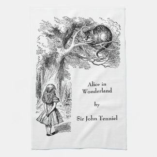 Linge De Cuisine Alice au pays des merveilles vintage, Chat du Ches