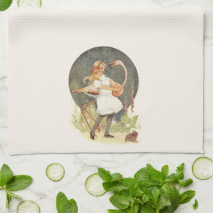 Linge De Cuisine Alice et le Flamant rose