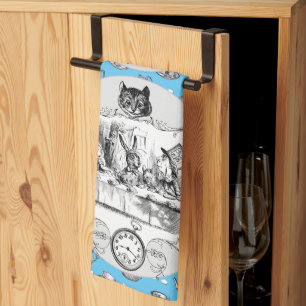 LINGE DE CUISINE ALICE IN WONDERLAND THÉ TOWEL