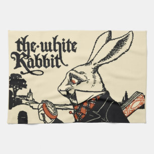 Linge De Cuisine Alice Lapin Blanc Classique Wonderland