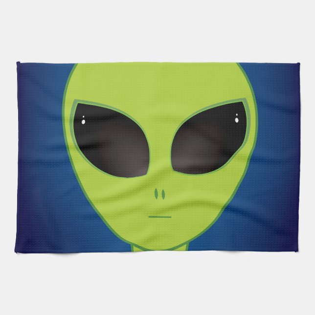 Linge De Cuisine Alien (Horizontal)