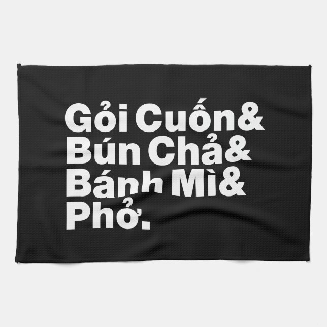 Linge De Cuisine Alimentation de rue vietnamienne (Horizontal)